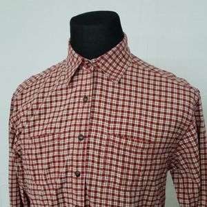 Clementine L/S Red Check Button Down Shirt